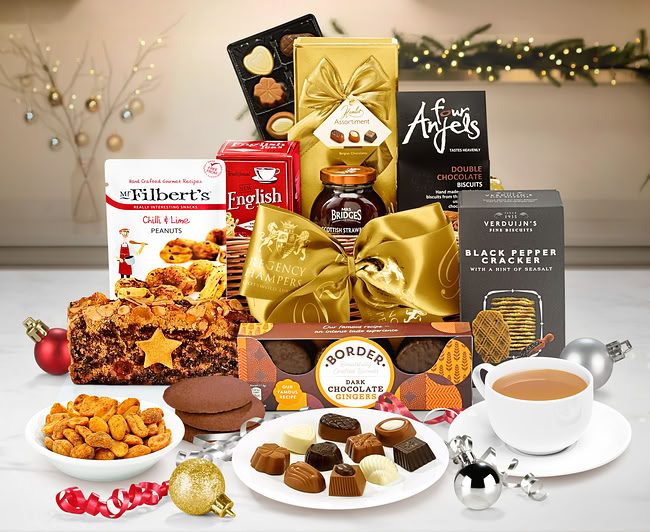 Christmas Tea Time Treats Hamper from Regency Hampers